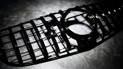 X166 GLSクラス用パナメリカーナグリル(Chrome・Black)
